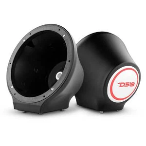 DS18 EN-JS8/BK 8" Flat Mount POD Universal Enclosure Marine Boat Jet SKI Jeep - Picture 1 of 7