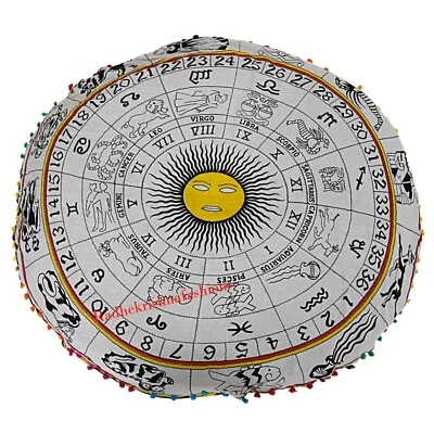 Comfortable Pillow Cover Home 35" Large Mandala Bohemian Yoga Meditation Floor - Image 1 of 4