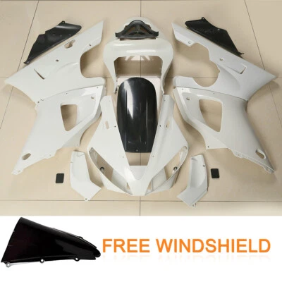Kit de carrocería de carenado ABS apto para Yamaha YZF R1 YZF-R1 2000-2001 00 01 sin pintar Foto 1 de 4