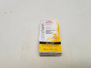 WELLA PROFESSIONALS COLOR CHARM LIQUID COLOR 6G/555 HAZEL BLONDE 42ML DENTED - Picture 1 of 1