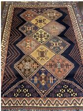 Spectacular Tribal vintage Area Rug Wool Faded Authentic Vintage 5 X 7