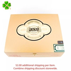 Caja de cigarros de madera vacía Casa Magna Toro Connecticut 9" x 7,5" x 2,5" - Imagen 1 de 12