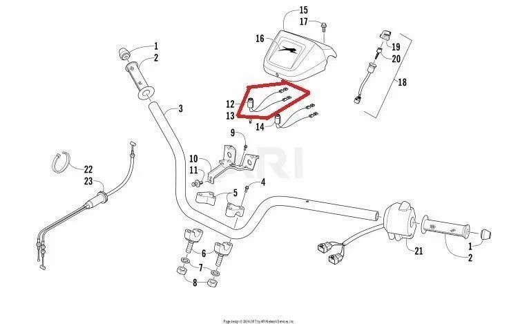NEW OEM ARCTIC CAT ALTERRA 90 DASH LIGHT INDICATOR NEUTRAL - Image 1 of 1