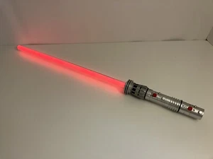 Hasbro Ultimate FX Darth Maul Lightsaber 2012 C-2945A Tested Working Light Sound - Picture 1 of 10