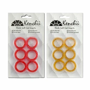 Kenchii dicke weiche Gell Fingereinsätze für Schere - 6er-Pack - Bild 1 von 5