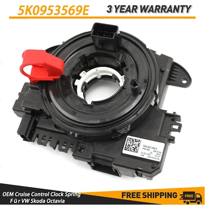 Sensor de ángulo de dirección OEM muelle de bobinado unidad de control muelle de reloj para VW AUDI 5K0953569E - Imagen 1 de 4
