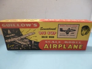 RARE GUILLOW'S McDonnell F2D-1 BANSHEE WOODEN MODEL - Picture 1 of 5
