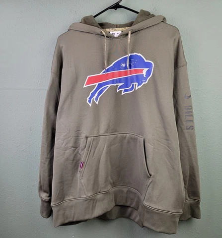 (Men's L) NFL Nike Buffalo Bills Salute To Service Football Camo Hoodie Jacket Cover