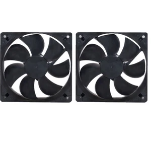 2x 120mm Lüfter Gehäuselüfter 5V 12V 24V für PC Computer 120x120x25mm leise FAN - Bild 1 von 8