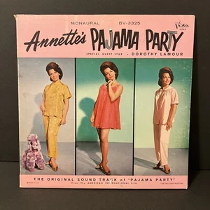 ANNETTE: Annette's Pajama Party 12" LP 33 RPM Vinyl Record 1964 Walt Disney - Picture 1 of 5