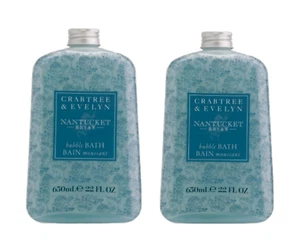 Crabtree & Evelyn Nantucket Briar Schaumbad 2x 650ml Neu - Bild 1 von 2