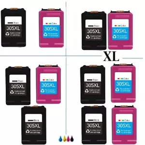 Cartouches encre compatibles HP Envy 6020 e 6022 6022 e 6030 305 XL 24/48h Envy - Photo 1/8