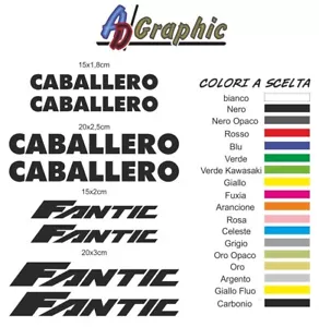 kit adesivi adesivo Stickers sticker compatibile con moto fantic caballero - Foto 1 di 2