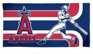 LOS ANGELES ANGELS MLB Logo approx. 30"x60" Fiber Reactive Beach Towel - Picture 1 of 4