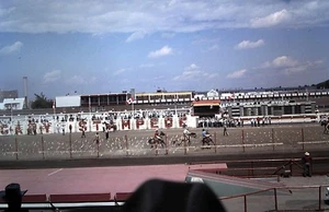 Original Slide - 1965 Kodachrome - Calgary Stampede / Cowboys Riding Horses - Picture 1 of 1
