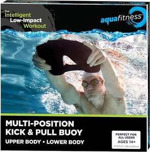 Aqua Fitness, 3-in-1 Combo Pull-Kick-Swim Kickboard, EVA Foam Swim Training - Picture 1 of 12