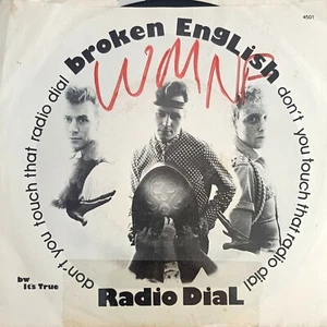 BROKEN ENGLISH "Radio Dial" rare private 1982 CHICAGO POWER POP, PUNK w/ ps - Picture 1 of 4