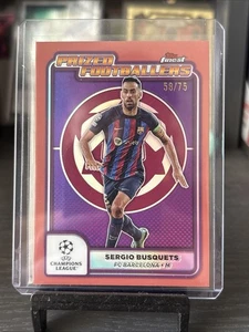 Sergio Busquets Prized Footballers /75 Barcelona Topps Finest 24/25 - Picture 1 of 3