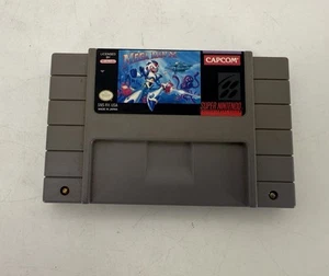 Mega Man X Super Nintendo Snes Cleaned & Tested Authentic - Picture 1 of 4