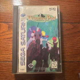 Winning Post (Sega Saturn, 1996) Complete With Registration Card Tested & Works!