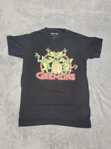 Warner Brothers Gremlins schwarzes grafisches T-Shirt Gr. Small - Bild 1 von 6