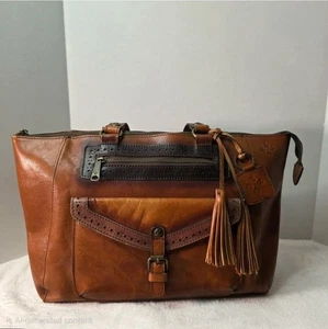 Bolso de hombro Patricia Nash de cuero marrón - Imagen 1 de 18