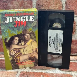 Jungle Jim VHS Used Johnny Weissmuller Goodtimes Atomic Bomb Adventure - Picture 1 of 3