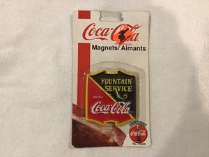 Vintage Collectible 1995 "Fountain Service" Coca-Cola Magnet - Picture 1 of 3