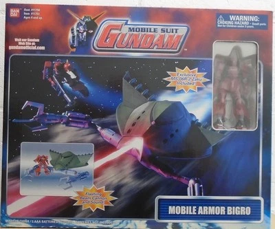 Gundam Mobile Armor Bigro Exclusivo MS-06R-2 Zaku Cañón Intermitente Bandai SELLADO Foto 1 de 4