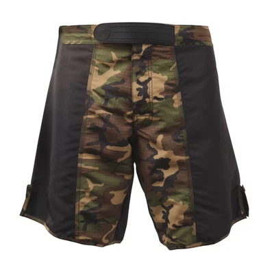 Pantalones Cortos de Lucha Rothco | Negro/Camuflaje Bosque | 2405 | Pantalones Cortos de Lucha MMA Foto 1 de 3
