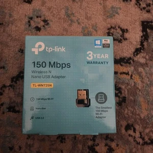 NEW Open Box TP-Link TL-WN725N 150Mbps Wireless-N NANO USB Wifi Adapter - Picture 1 of 5
