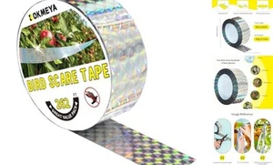 Bird Scare Tapes 262FT*1 Reflective Flash Tape for Birds, Bird Scare Device - Picture 1 of 7