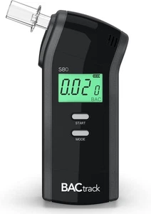 BACtrack Select S80 Professional Grade Level Breathalyzer w/ Case & Mouthpieces - Picture 1 of 6