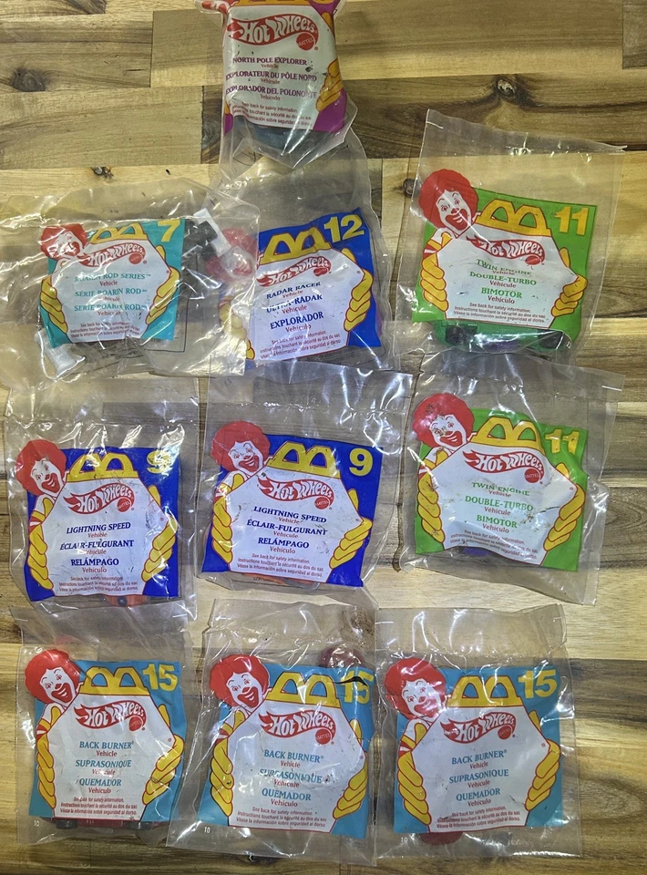 Juguetes Happy Meal Mcdonald’s de colección; Hot Wheels, 1996 Foto 1 de 1