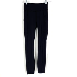 Apretado Lululemon Invigorate tiro alto 25" negro talla 2 Everlux - Imagen 1 de 12