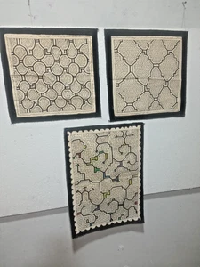 Shipibo Hand Painted Cloth, Altar cloth 115 (set of 3) - Picture 1 of 4