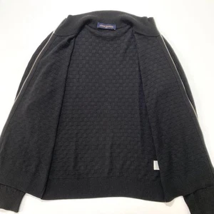 Louis Vuitton Damier Black Cardigan L, Stylish Designer Knit, Used - Picture 1 of 7