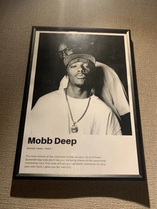 MOBB DEEP MOB DEEP PRODIGY A4 POSTER WITH FRAMED - Picture 1 of 3