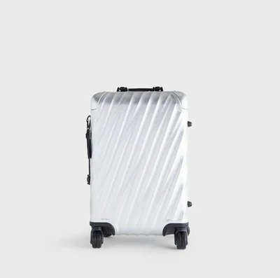 Kith TUMI 19 Degree Aluminum International Carry On Case Silver - Image 1 of 4