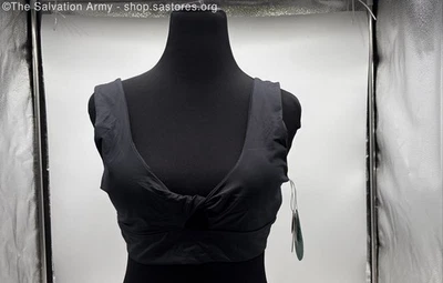 NWT Prana Women's Black Under The Palms Sleeveless Wide-Strap Blouse Size Large - Image 1 of 4
