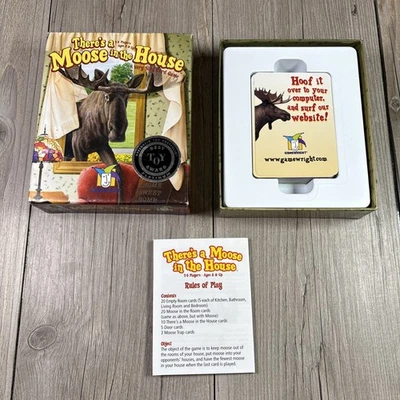 There’s a Moose in the House Card Game COMPLETE Gamewright Best Toy Award 2009 - Image 1 of 4