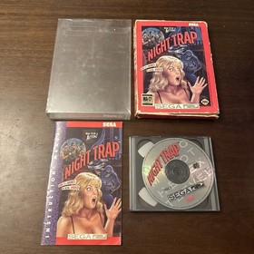 Night Trap Red Box US Version (Sega CD) Complete - Tested - Authentic
