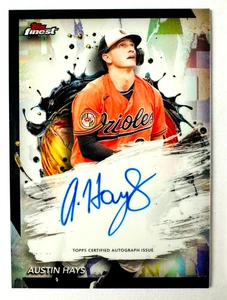 2024 Topps Finest Austin Hayes AUTO Tarjeta Refractor Orioles Estrella! - Imagen 1 de 3