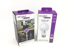 (2 Pack) Sengled TLA19ND827 Twilight LED Bulb, Soft White, 8.5 W, 800 Lumens - Picture 1 of 2