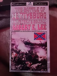 The Battle of Gettysburg: Confederate General Robert E. Lee (2-VHS, 1993) New - Picture 1 of 3