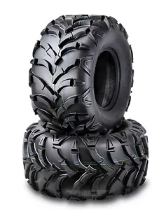 2 New ATV/UTV Tires 24x11-10 / 6PR - Deeper Tread Than Kenda Bear Claw, 6-Ply - Picture 1 of 6