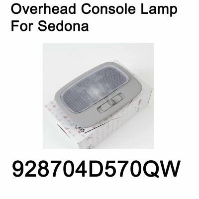 Nueva lámpara de luz de habitación superior OEM 928704D570QW para Kia Sedona 2006-2014 Foto 1 de 2