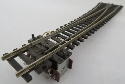 PECO OO/HO Gauge SL-87 Left Hand Large Radius CURVED INSULFROG Turnout w/Motor - image 1 of 4