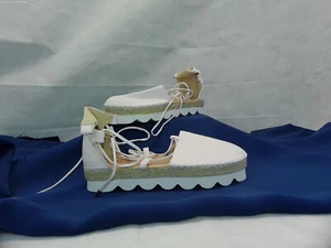 Damen Sandalen Espadrille Sandalen für Damen, Schnürschuhe mi geschlossen Zehen - Bild 1 von 2
