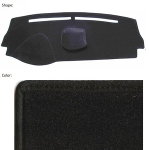 BLACK Carpet Dash Cover Custom Fit Suzuki Aerio 2005 - 2007 DashBoard 50-02in01 - Picture 1 of 8